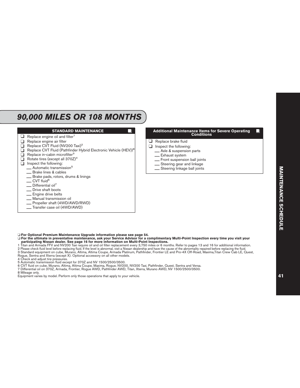 NISSAN 2014 Versa Note - Service & Maintenance Guide User Manual | Page 43 / 69