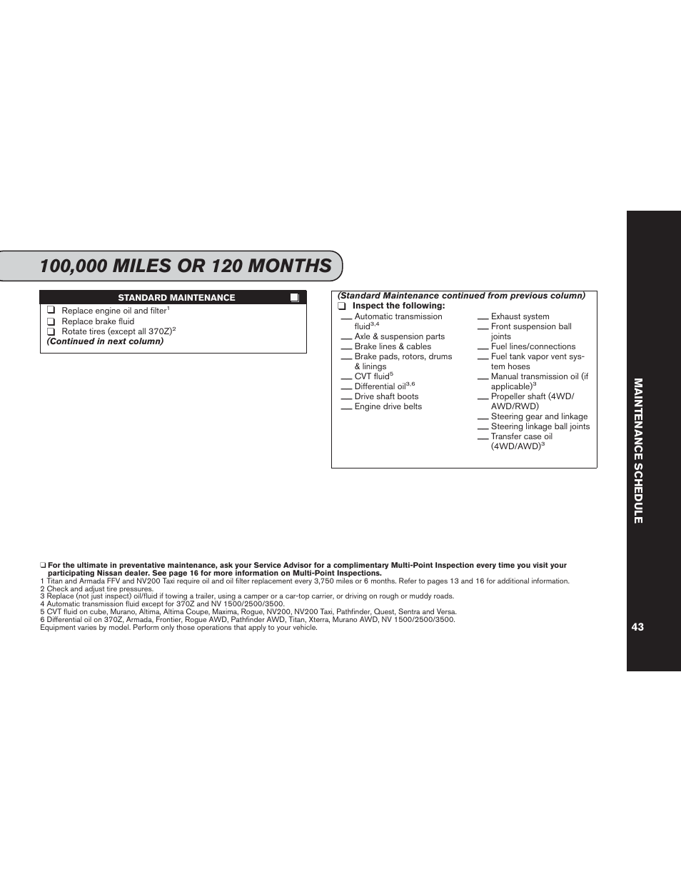 NISSAN 2014 Versa Note - Service & Maintenance Guide User Manual | Page 45 / 69