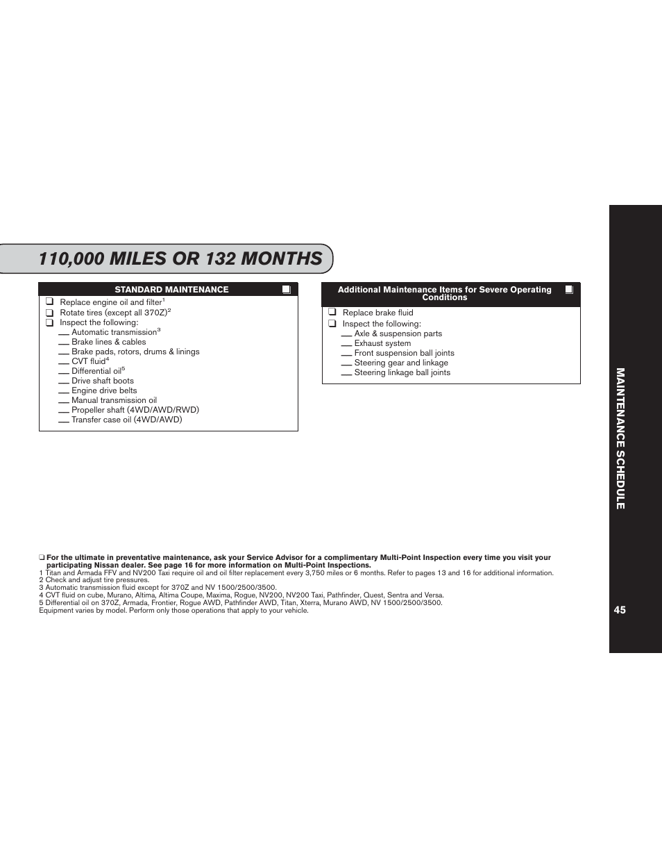 NISSAN 2014 Versa Note - Service & Maintenance Guide User Manual | Page 47 / 69