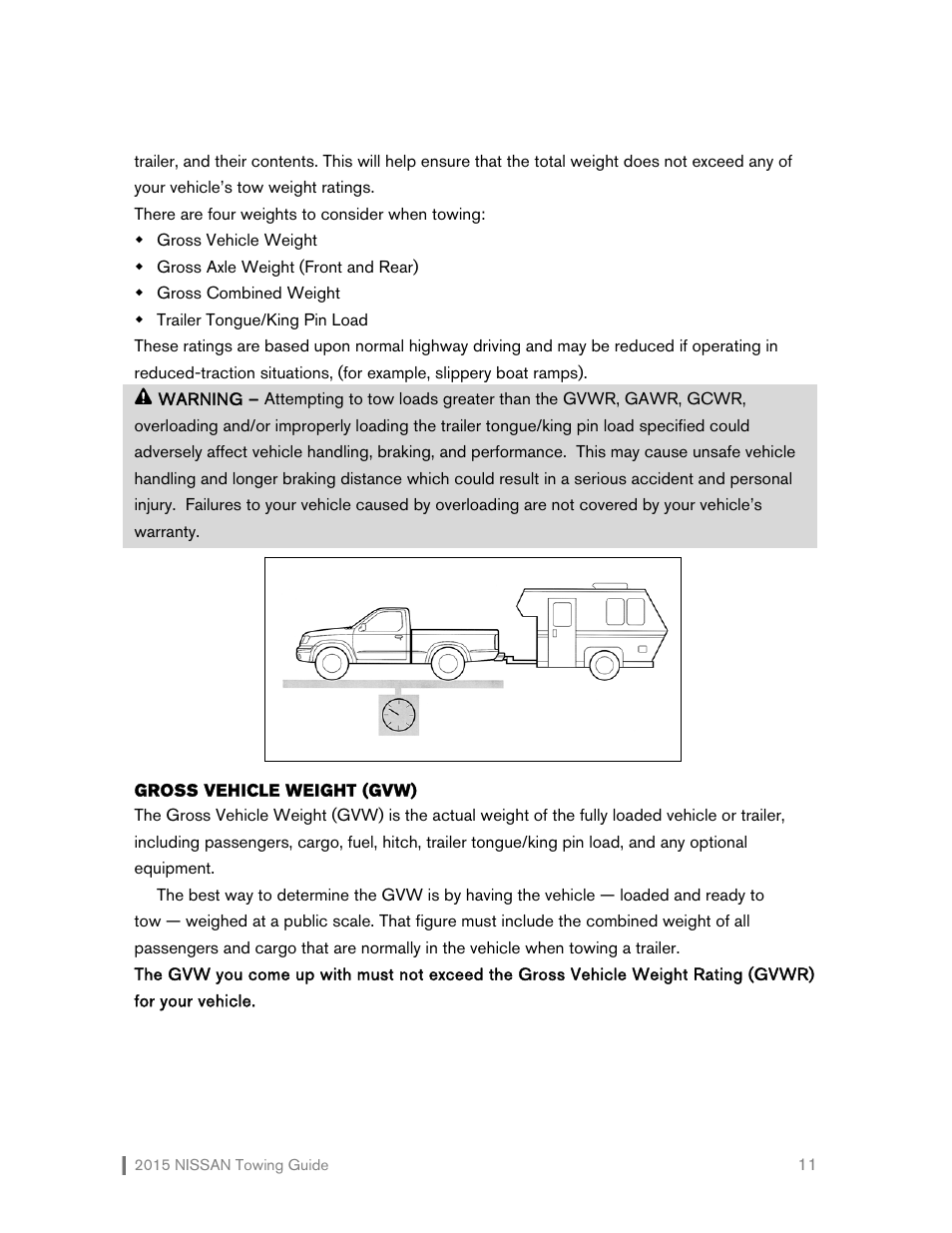 NISSAN 2015 Versa Note - Towing Guide User Manual | Page 12 / 27