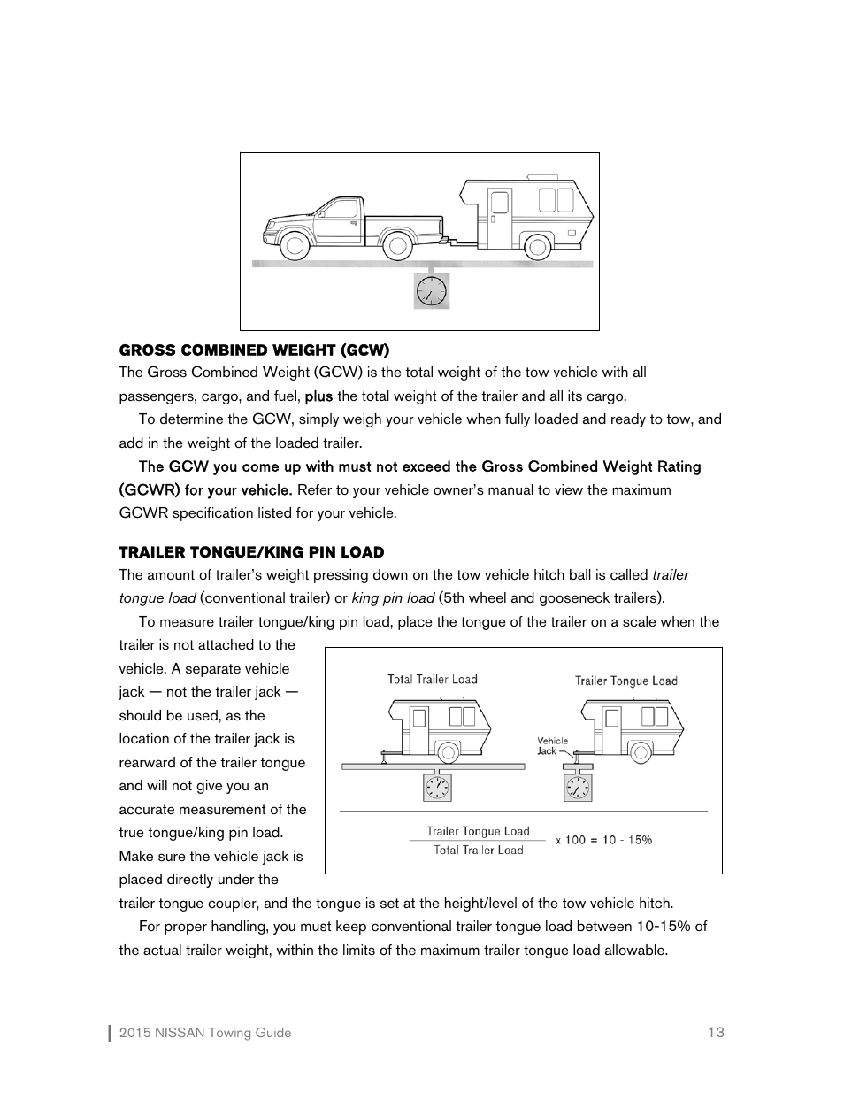 NISSAN 2015 Versa Note - Towing Guide User Manual | Page 14 / 27