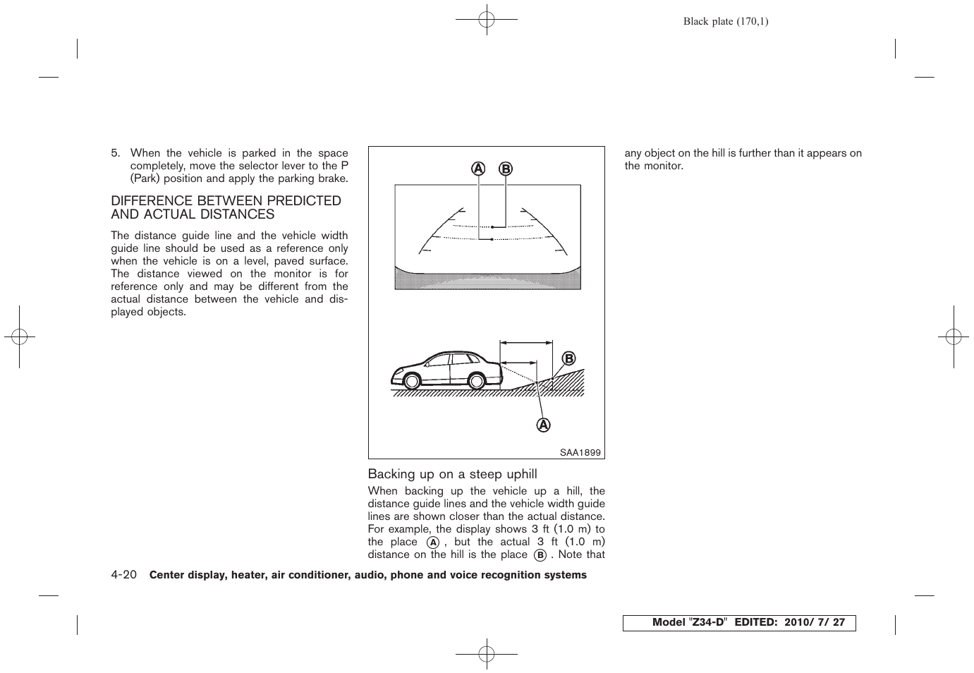 NISSAN 2011 370Z Roadster - Owner's Manual User Manual | Page 174 / 419