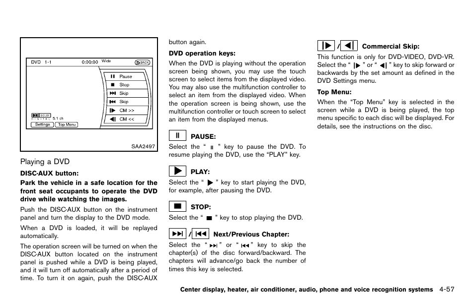 NISSAN 2012 370Z Roadster - Owner's Manual User Manual | Page 213 / 427