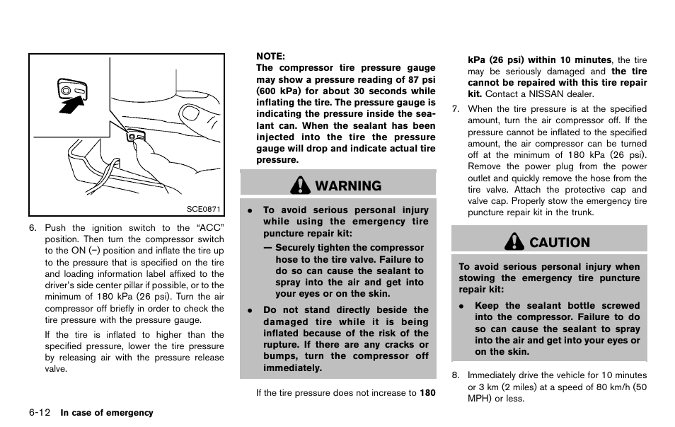 Warning, Caution | NISSAN 2012 370Z Roadster - Owner's Manual User Manual | Page 330 / 427