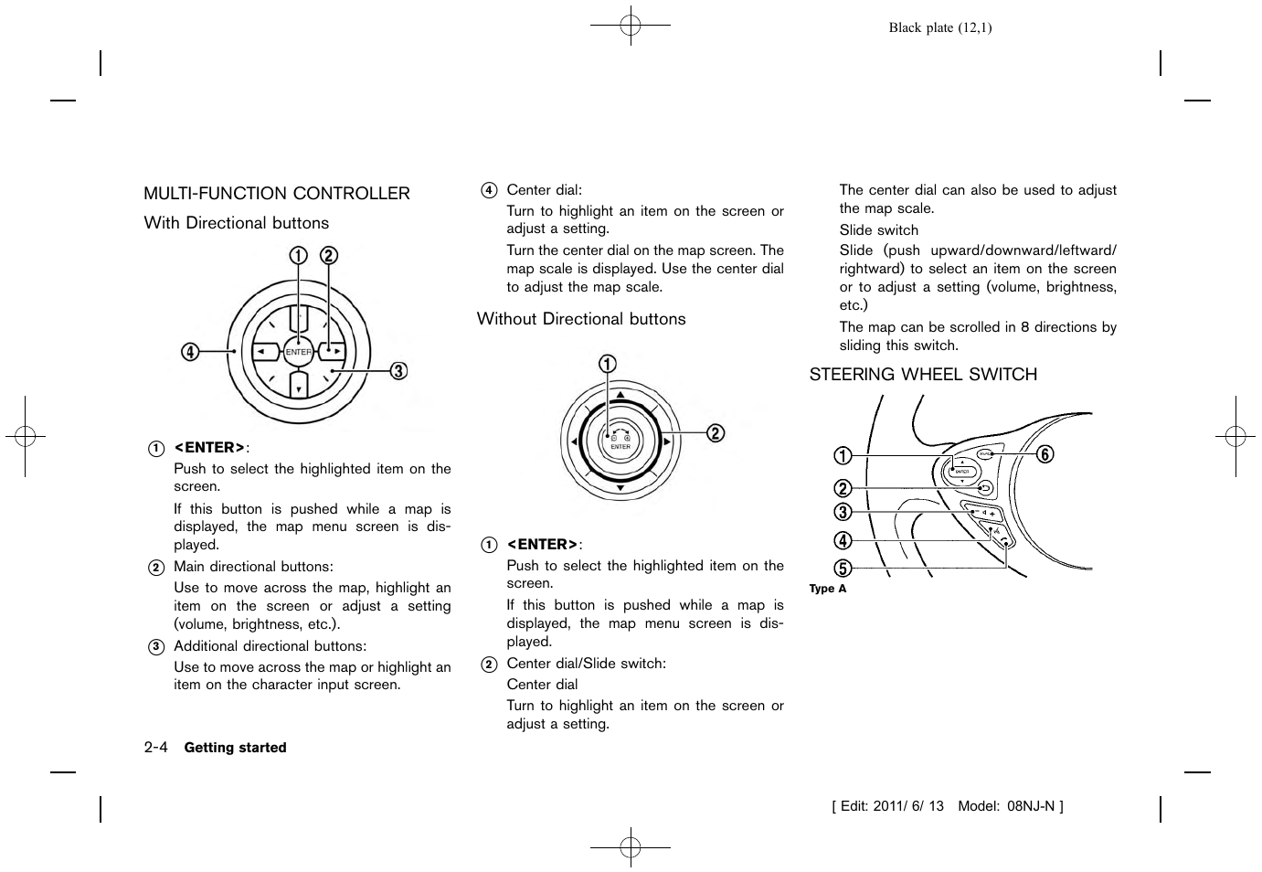 NISSAN 2012 Quest - Navigation System Owner's Manual User Manual | Page 11 / 242