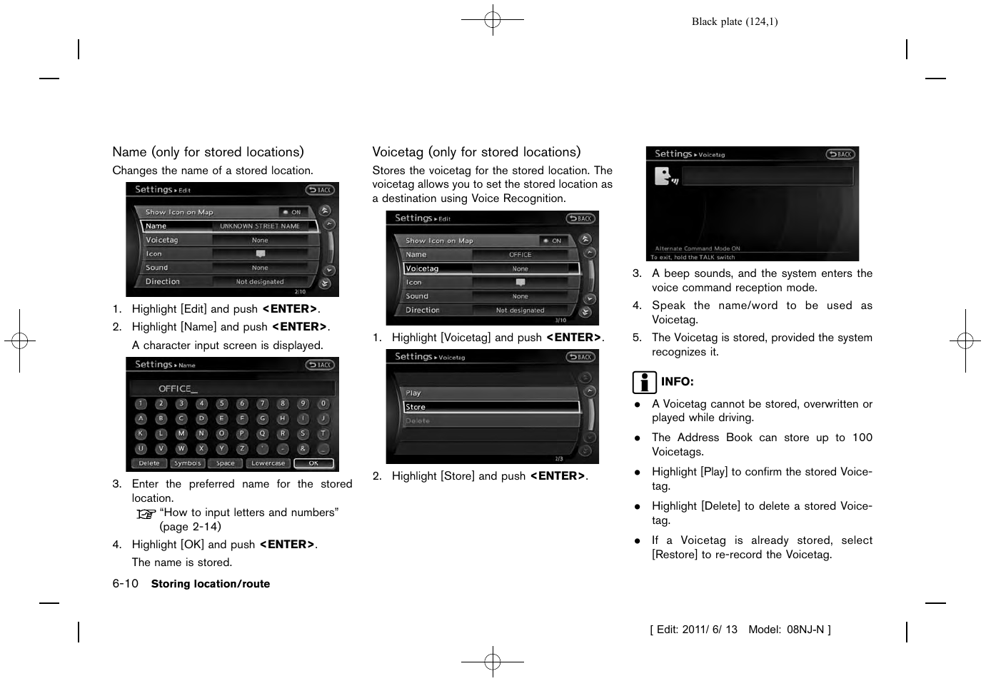 NISSAN 2012 Quest - Navigation System Owner's Manual User Manual | Page 123 / 242