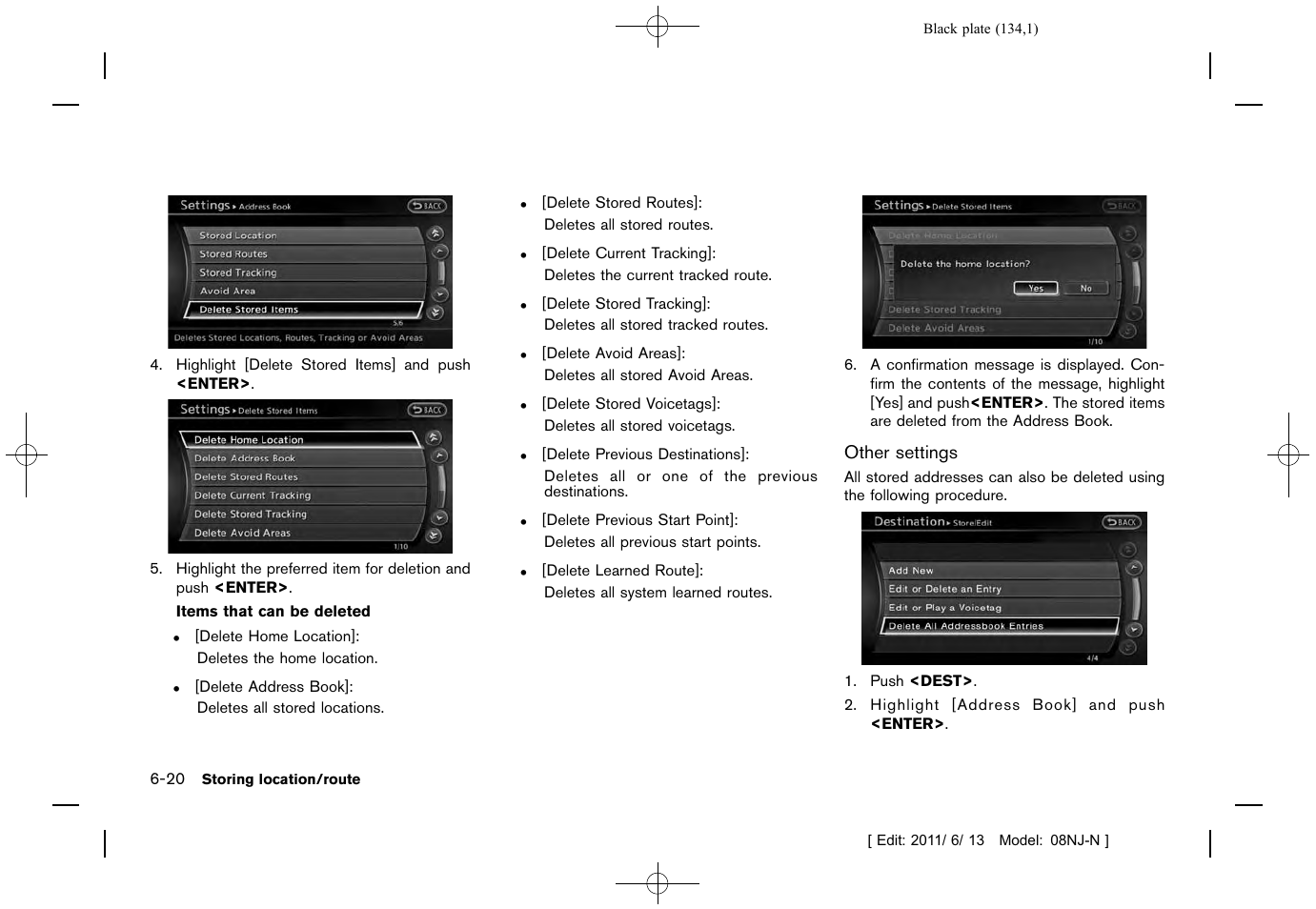 NISSAN 2012 Quest - Navigation System Owner's Manual User Manual | Page 133 / 242