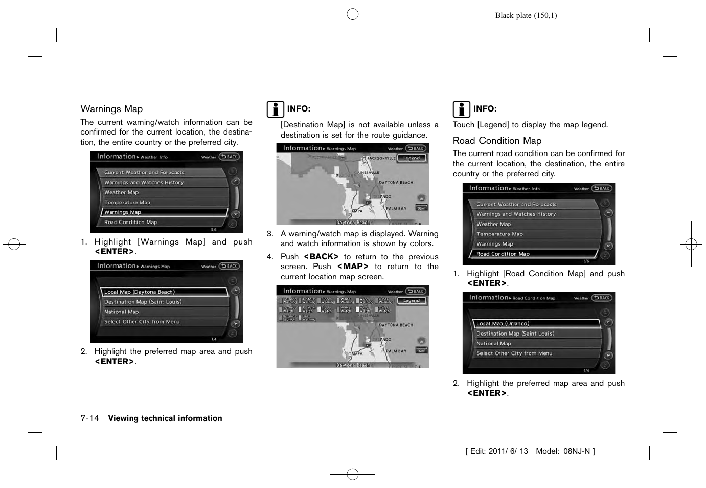 NISSAN 2012 Quest - Navigation System Owner's Manual User Manual | Page 149 / 242