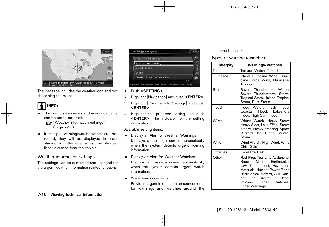 NISSAN 2012 Quest - Navigation System Owner's Manual User Manual | Page 151 / 242