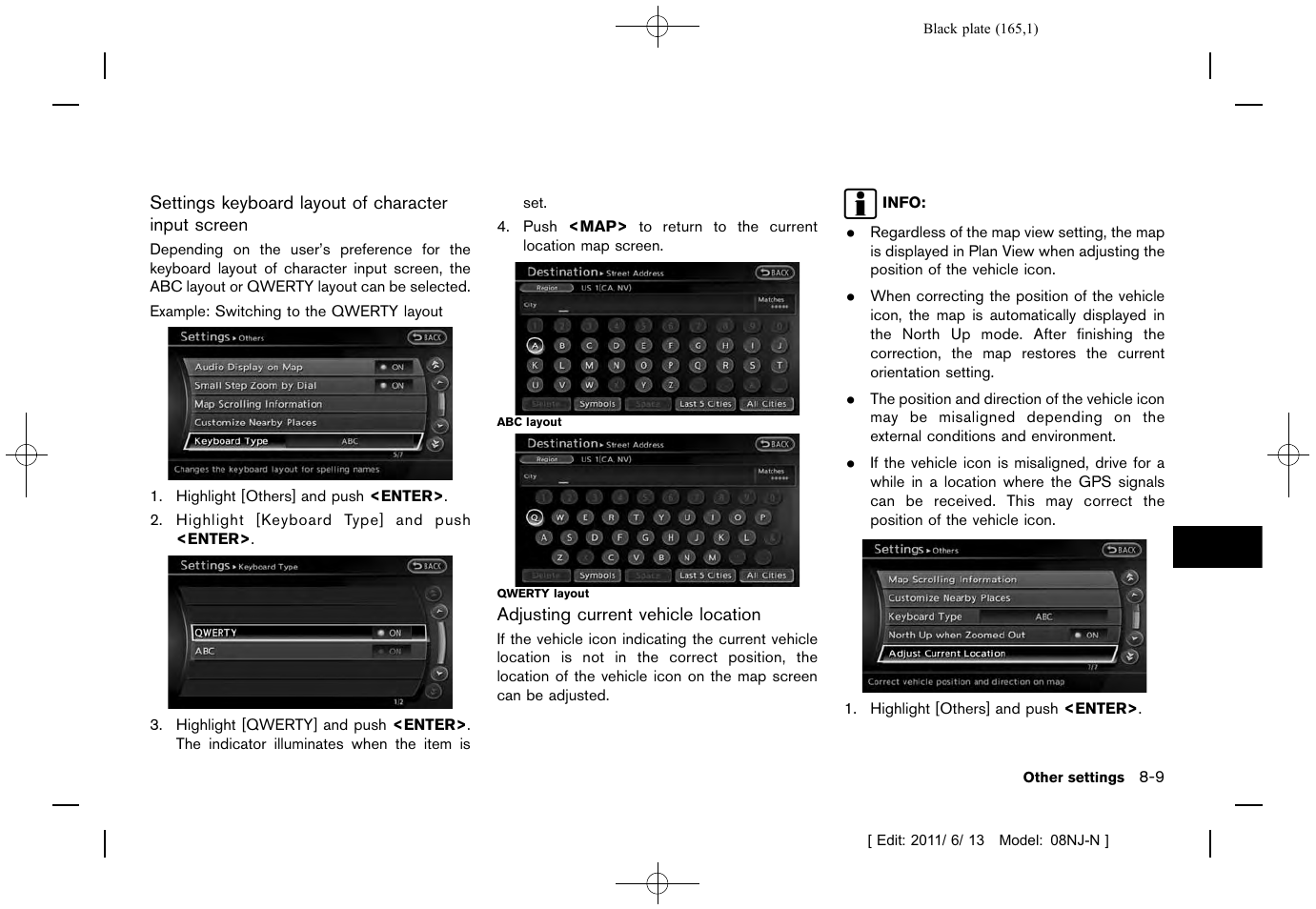 NISSAN 2012 Quest - Navigation System Owner's Manual User Manual | Page 164 / 242