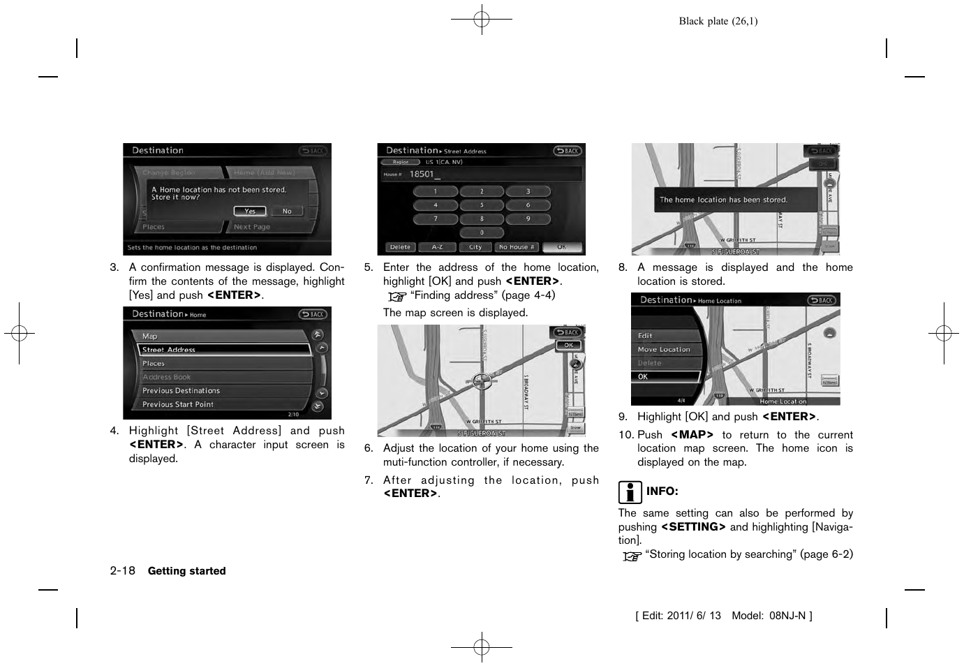 NISSAN 2012 Quest - Navigation System Owner's Manual User Manual | Page 25 / 242
