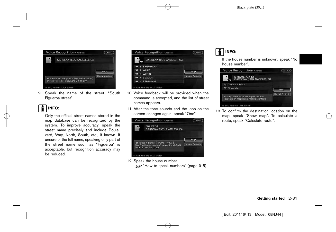 NISSAN 2012 Quest - Navigation System Owner's Manual User Manual | Page 38 / 242