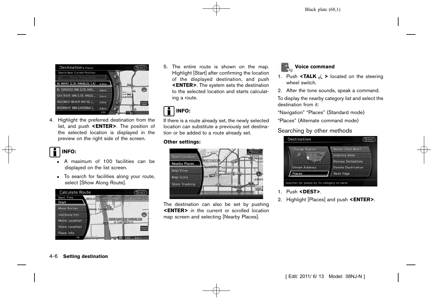NISSAN 2012 Quest - Navigation System Owner's Manual User Manual | Page 67 / 242