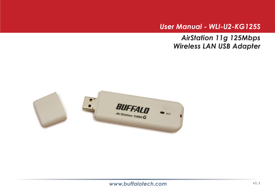 Buffalo Technology WLI-U2-KG125S User Manual | 45 pages