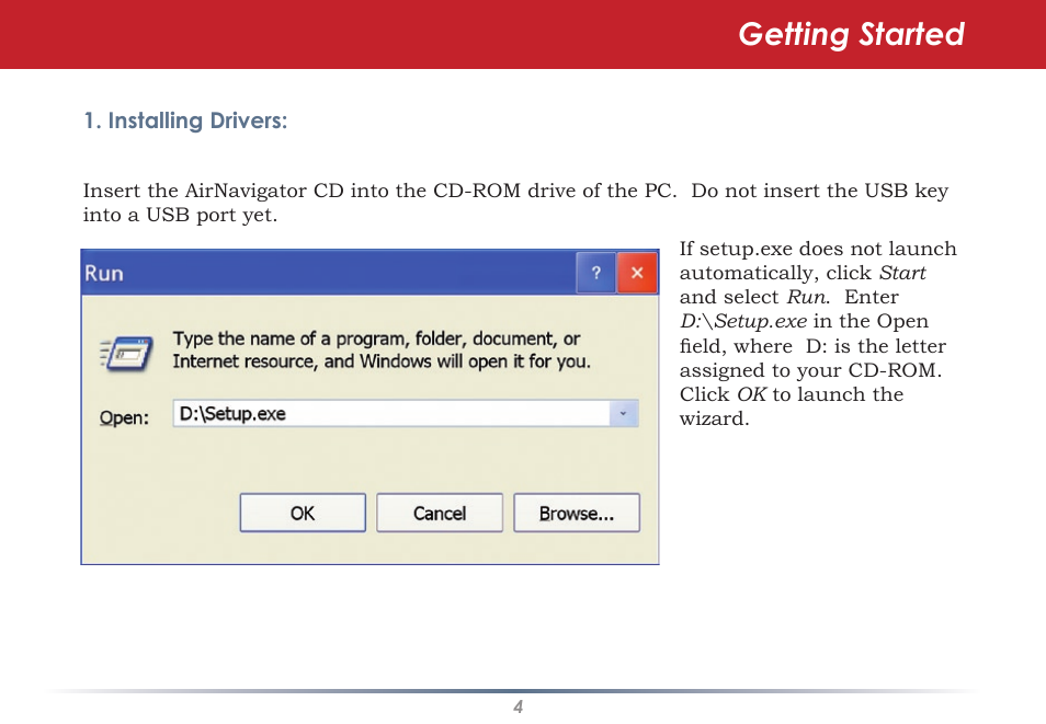 Getting started | Buffalo Technology WLI-U2-KG125S User Manual | Page 4 / 45