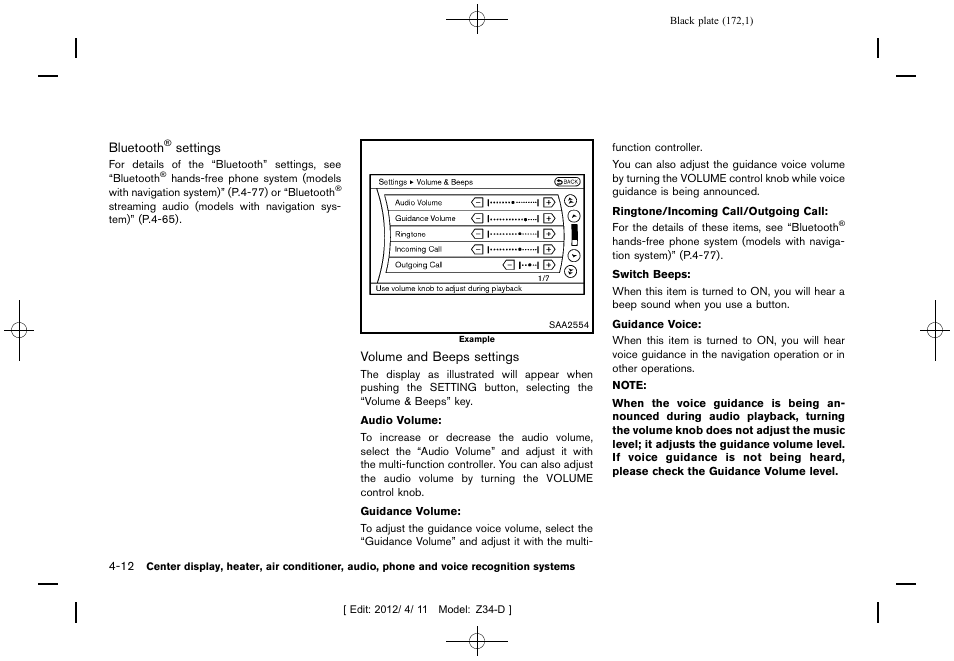 NISSAN 2013 370Z Roadster - Owner's Manual User Manual | Page 174 / 427