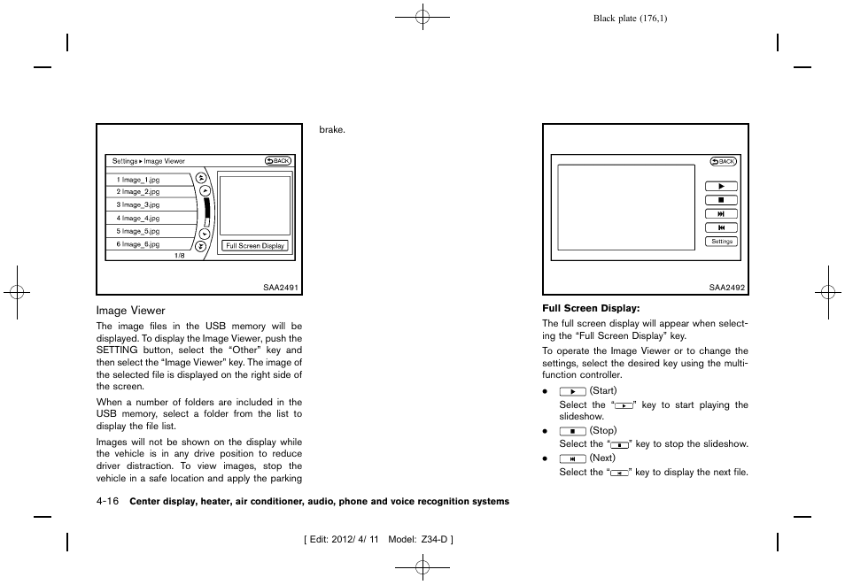 NISSAN 2013 370Z Roadster - Owner's Manual User Manual | Page 178 / 427