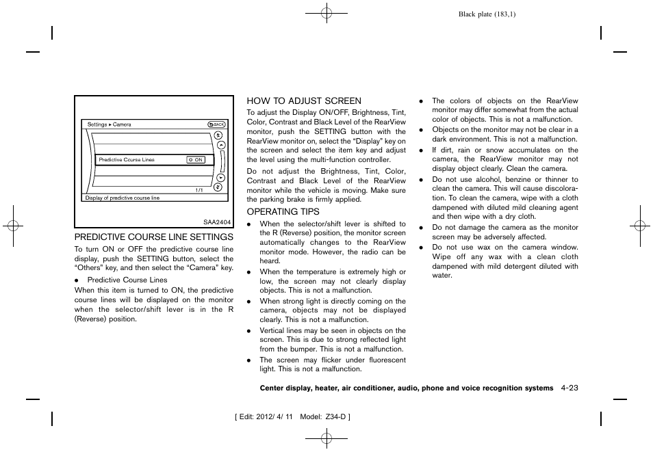 NISSAN 2013 370Z Roadster - Owner's Manual User Manual | Page 185 / 427