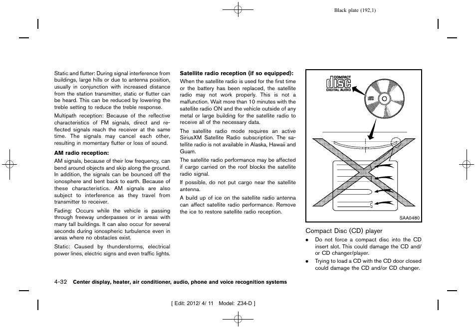 NISSAN 2013 370Z Roadster - Owner's Manual User Manual | Page 194 / 427