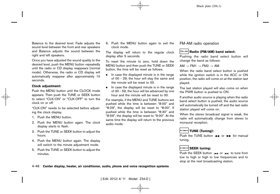 NISSAN 2013 370Z Roadster - Owner's Manual User Manual | Page 208 / 427