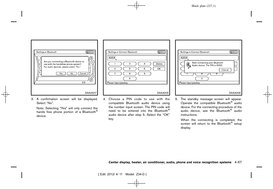 NISSAN 2013 370Z Roadster - Owner's Manual User Manual | Page 229 / 427