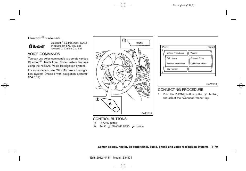 NISSAN 2013 370Z Roadster - Owner's Manual User Manual | Page 241 / 427