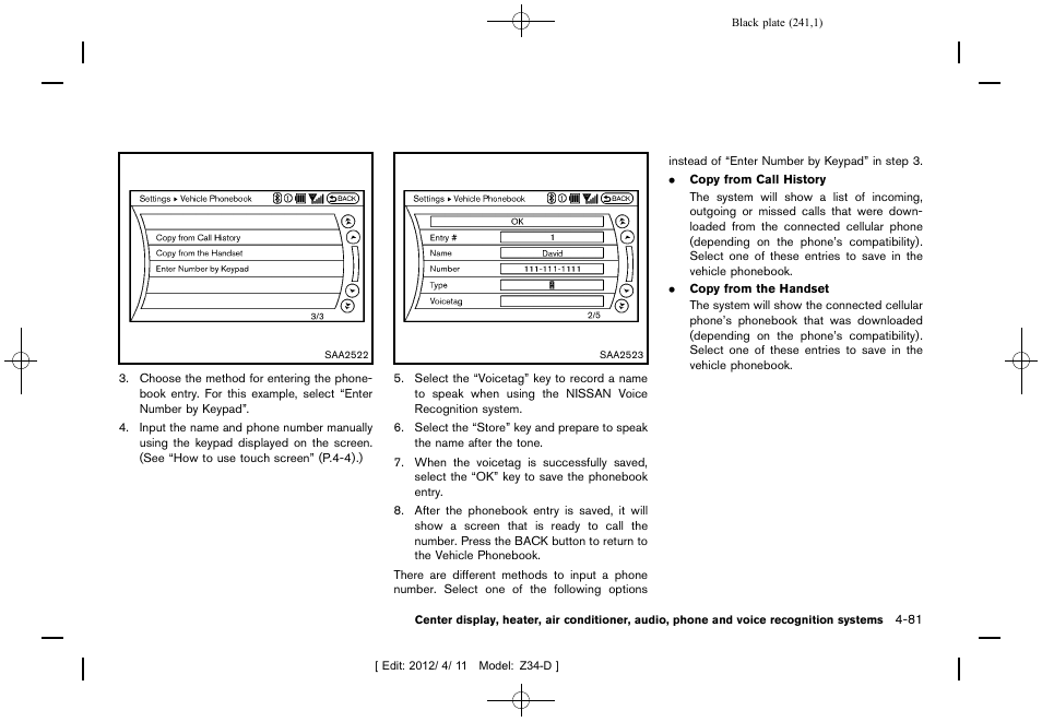 NISSAN 2013 370Z Roadster - Owner's Manual User Manual | Page 243 / 427