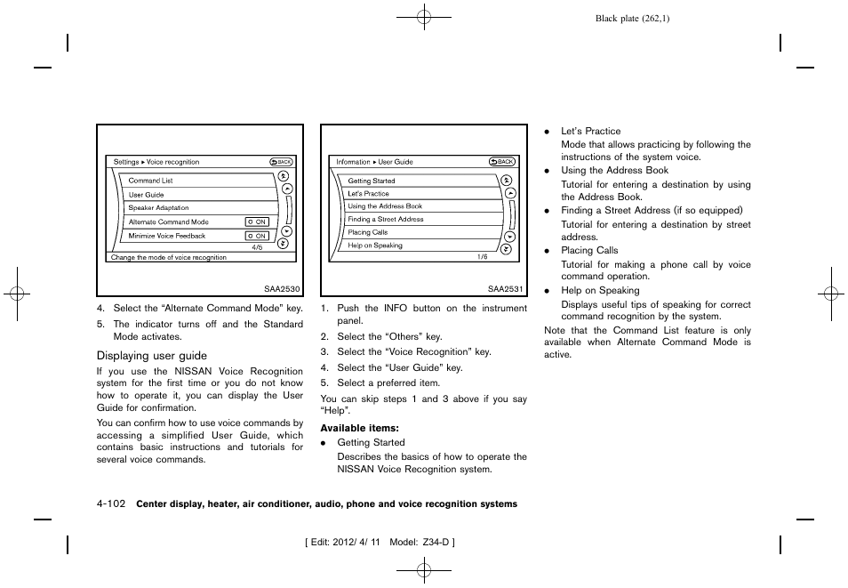 NISSAN 2013 370Z Roadster - Owner's Manual User Manual | Page 264 / 427