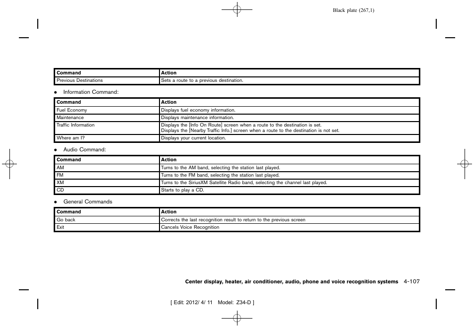 NISSAN 2013 370Z Roadster - Owner's Manual User Manual | Page 269 / 427