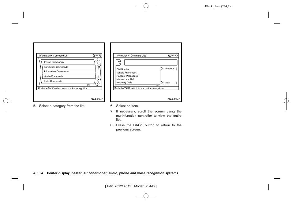 NISSAN 2013 370Z Roadster - Owner's Manual User Manual | Page 276 / 427