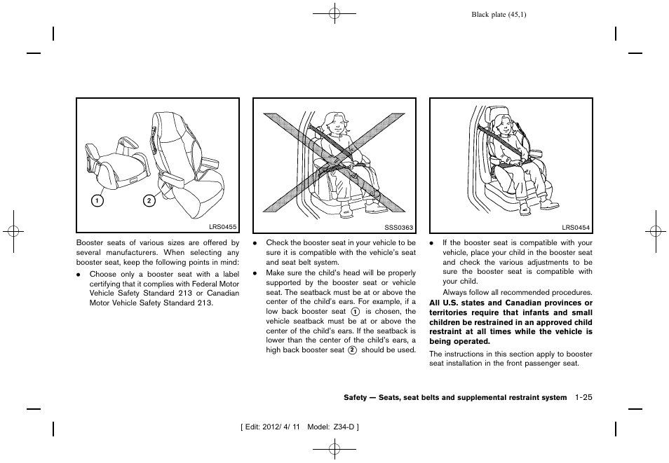 NISSAN 2013 370Z Roadster - Owner's Manual User Manual | Page 47 / 427