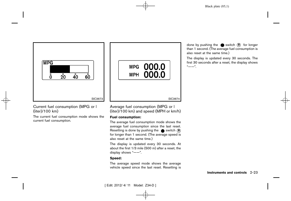 NISSAN 2013 370Z Roadster - Owner's Manual User Manual | Page 87 / 427