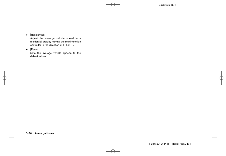 NISSAN 2013 Quest - Navigation System Owner's Manual User Manual | Page 114 / 243