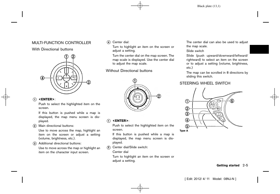 NISSAN 2013 Quest - Navigation System Owner's Manual User Manual | Page 13 / 243