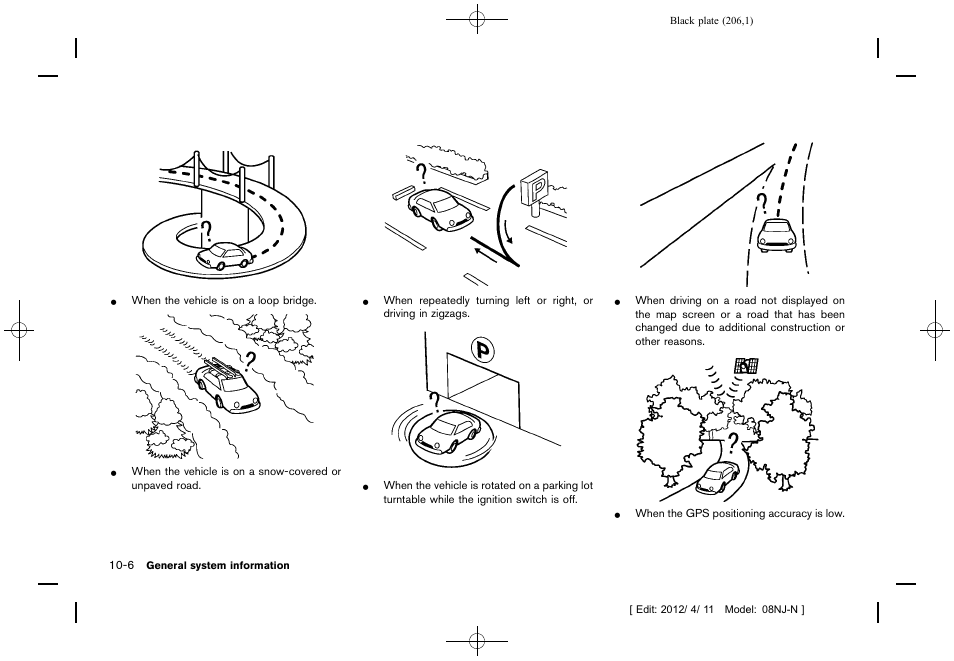 NISSAN 2013 Quest - Navigation System Owner's Manual User Manual | Page 206 / 243