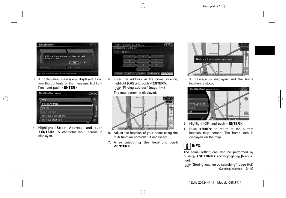NISSAN 2013 Quest - Navigation System Owner's Manual User Manual | Page 27 / 243