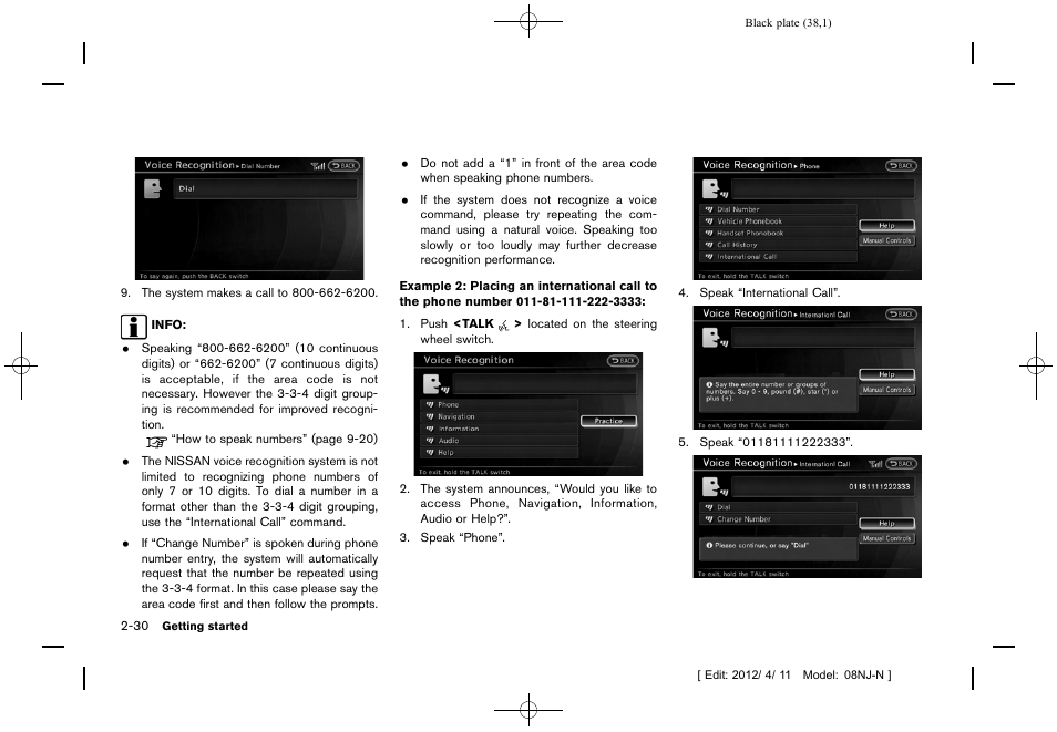 NISSAN 2013 Quest - Navigation System Owner's Manual User Manual | Page 38 / 243