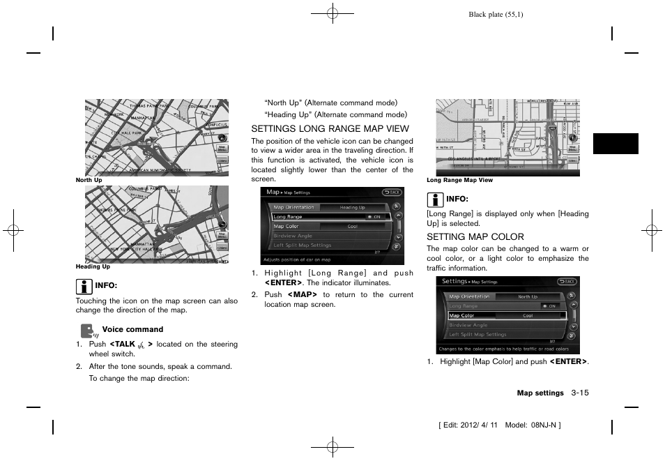 NISSAN 2013 Quest - Navigation System Owner's Manual User Manual | Page 55 / 243