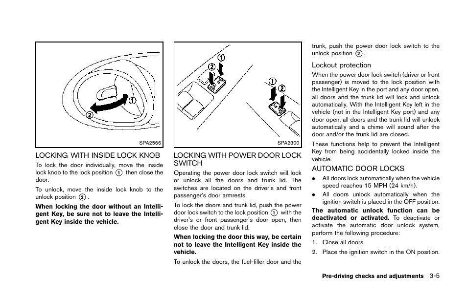 NISSAN 2014 370Z Roadster - Owner's Manual User Manual | Page 126 / 428