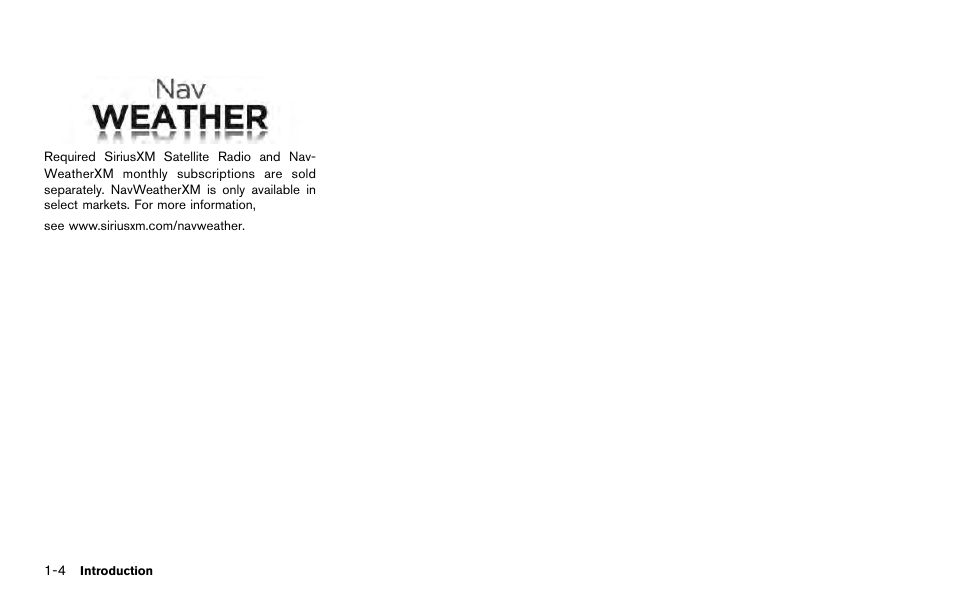 NISSAN 2014 Quest - Navigation System Owner's Manual User Manual | Page 10 / 252