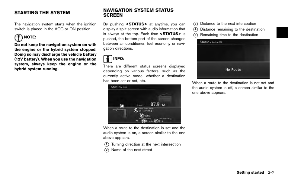 NISSAN 2014 Quest - Navigation System Owner's Manual User Manual | Page 17 / 252
