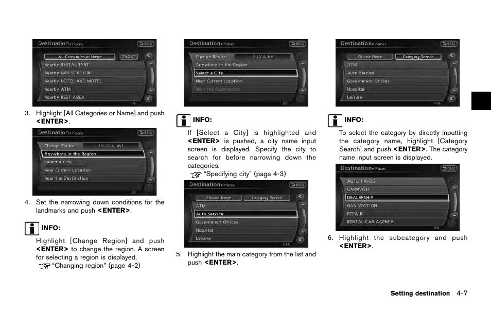 NISSAN 2014 Quest - Navigation System Owner's Manual User Manual | Page 73 / 252