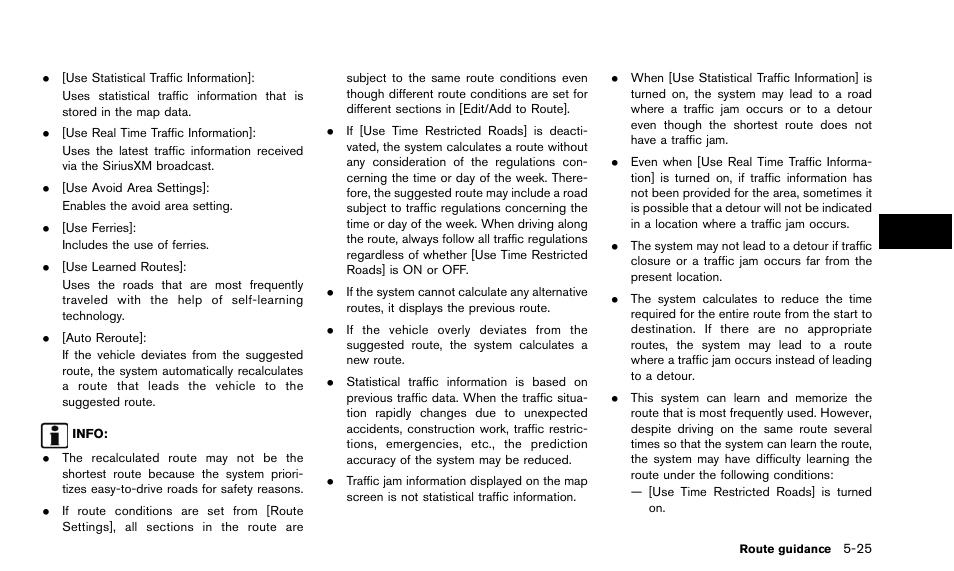 NISSAN 2015 Quest - Navigation System Owner's Manual User Manual | Page 109 / 241