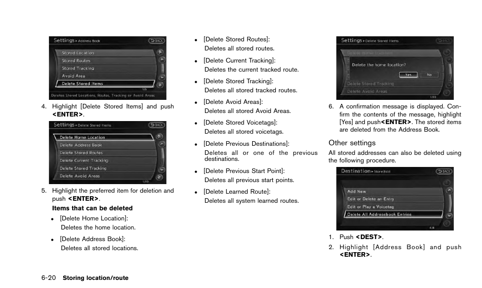 Other settings | NISSAN 2015 Quest - Navigation System Owner's Manual User Manual | Page 134 / 241