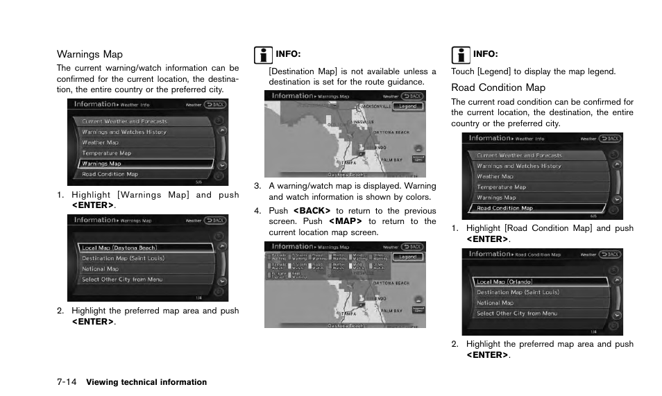 NISSAN 2015 Quest - Navigation System Owner's Manual User Manual | Page 150 / 241