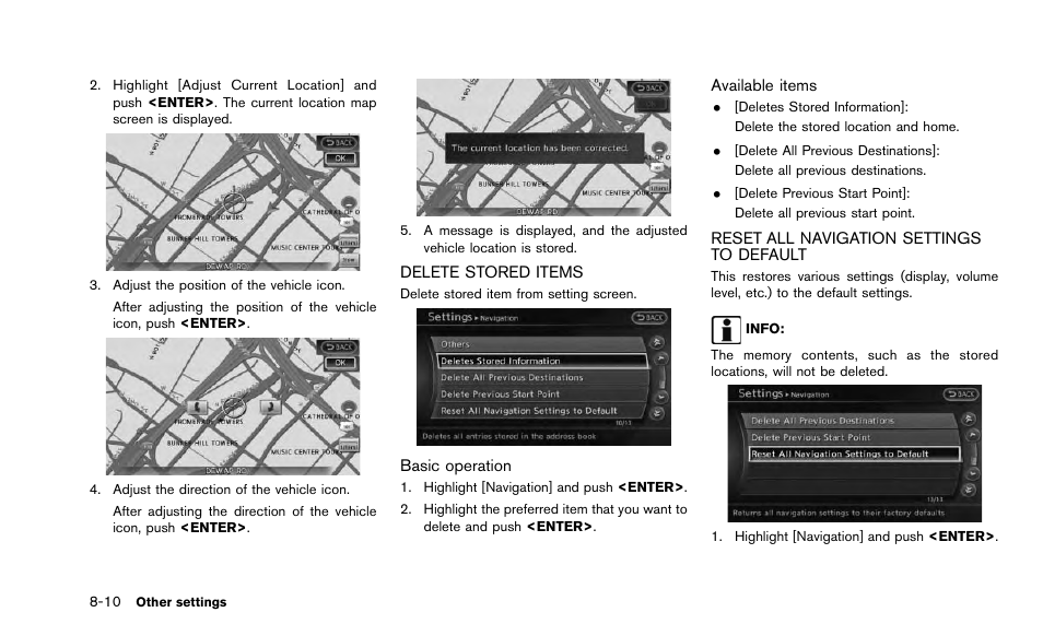 NISSAN 2015 Quest - Navigation System Owner's Manual User Manual | Page 166 / 241