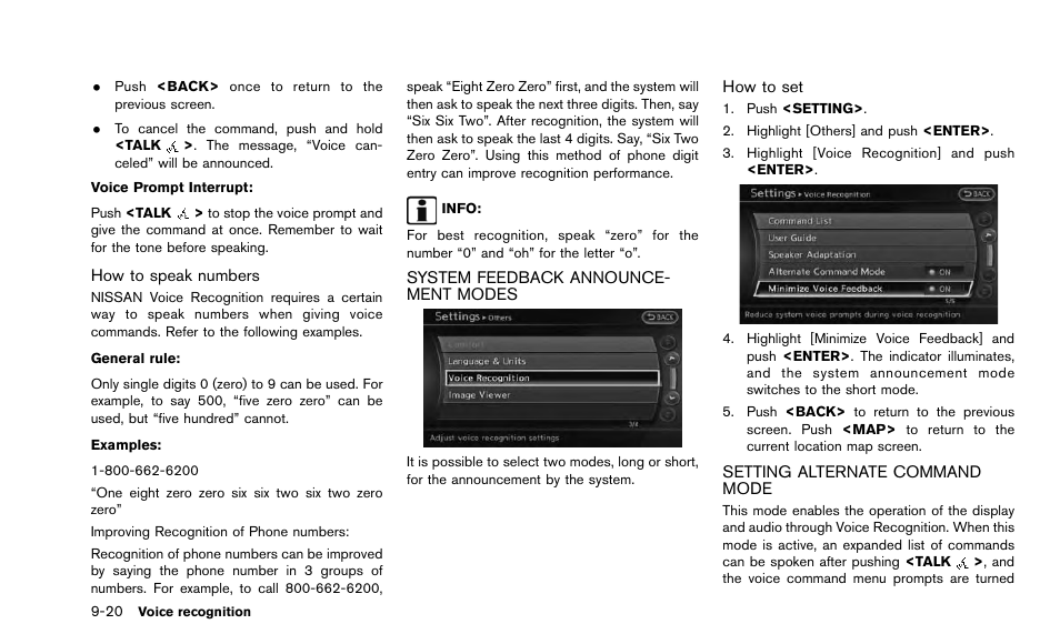 NISSAN 2015 Quest - Navigation System Owner's Manual User Manual | Page 190 / 241