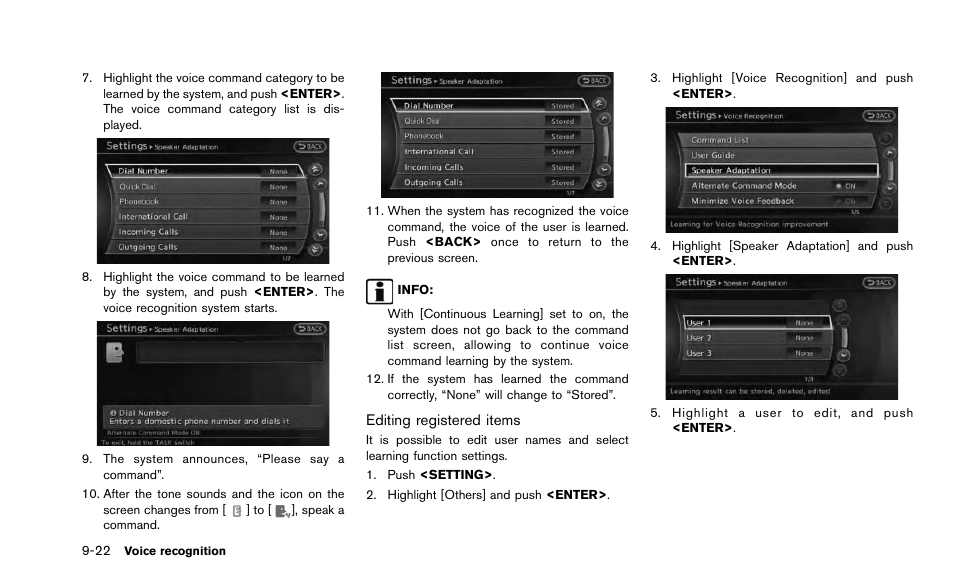 NISSAN 2015 Quest - Navigation System Owner's Manual User Manual | Page 192 / 241
