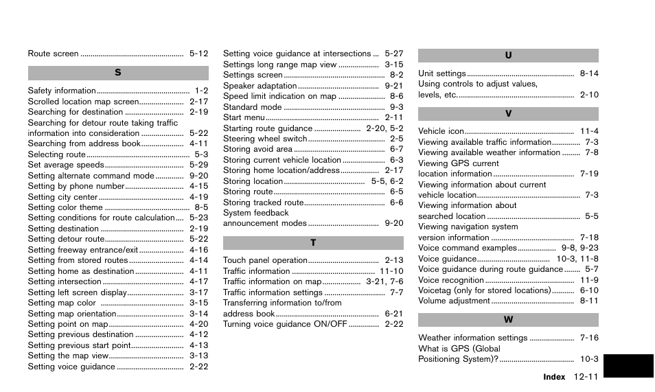 NISSAN 2015 Quest - Navigation System Owner's Manual User Manual | Page 237 / 241
