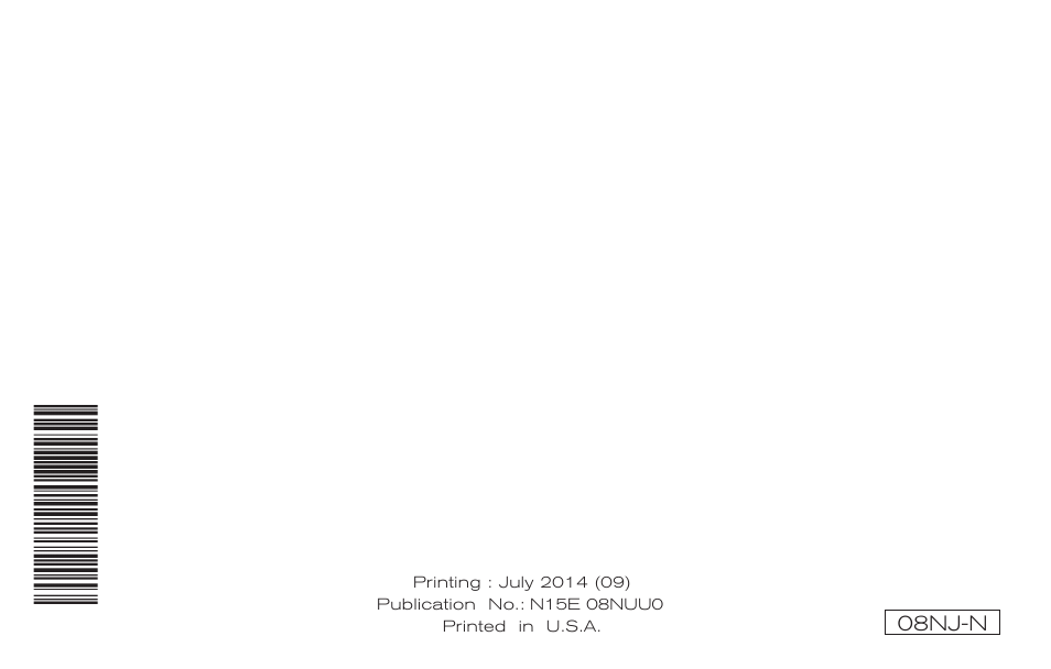 Navigation system | NISSAN 2015 Quest - Navigation System Owner's Manual User Manual | Page 241 / 241